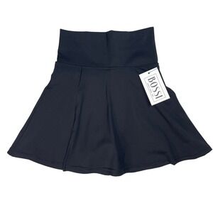 BOSSI Black Athleisure Skirt Shorts Built-in Athletic Tennis Golf Juniors Small